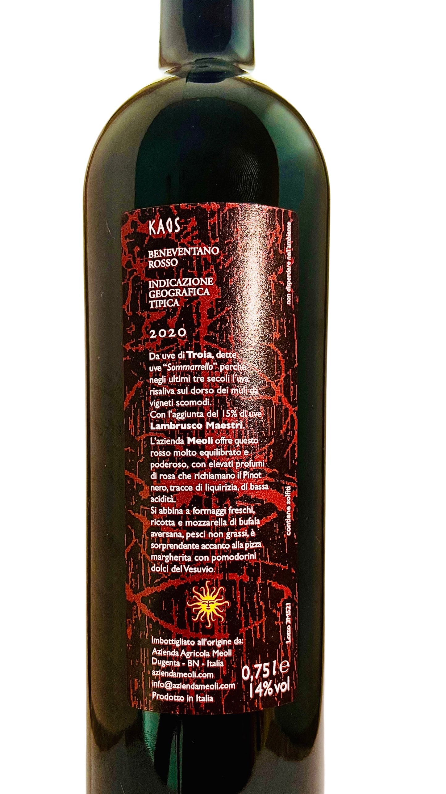 “Kaos” Rosso Beneventano IGT 2020